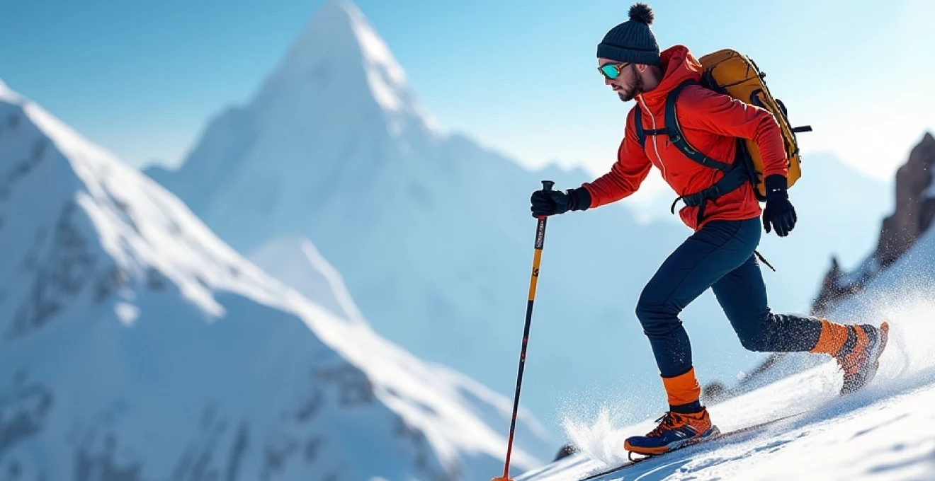 course trail en montagne