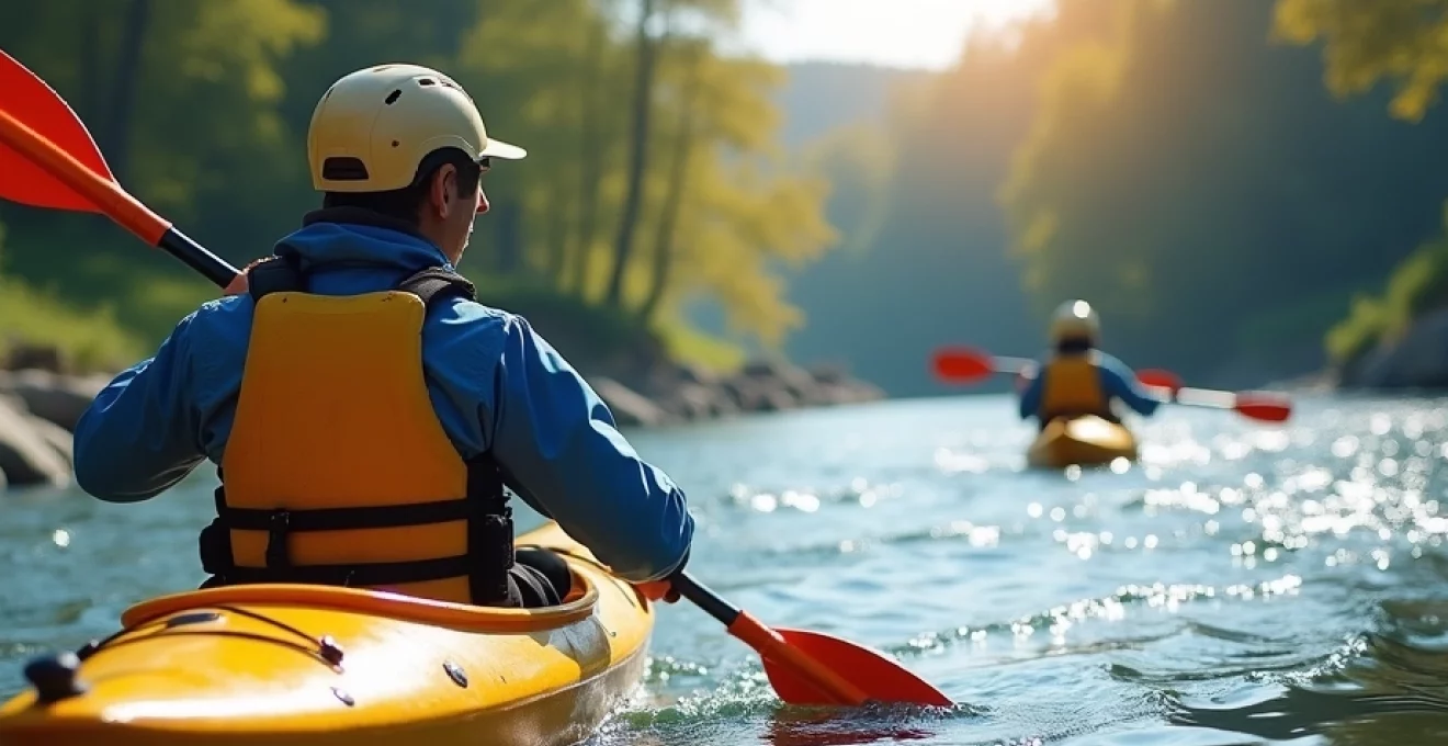 kayak en rivière